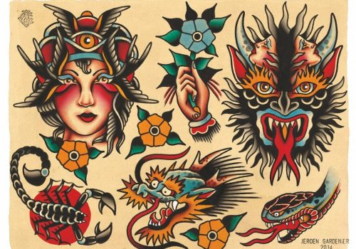 Стили татуировок — Традишнл (Traditional)